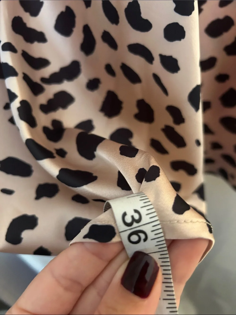 Leopard Print A-Line Midi Skirt - Picture 2 of 5